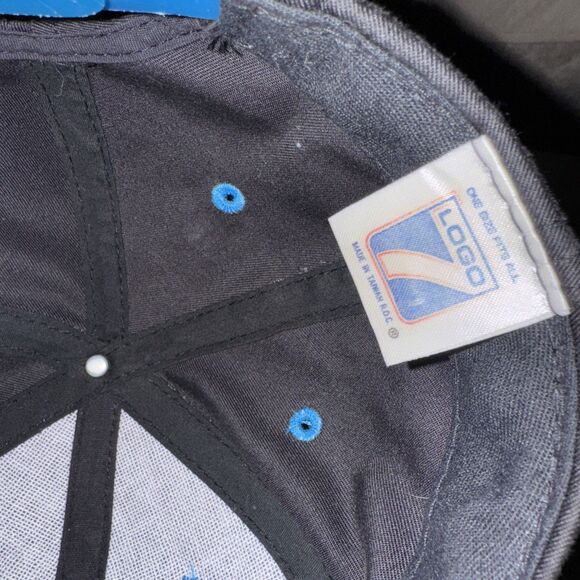 VINTAGE Tampa Bay Devil Rays Hat Cap Snap Back MLB Baseball Logo 7 90s - Picture 8 of 9